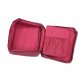Wine Red Patterned Cosmetic Make-Up Travel Bag Pouch Luggage Organiser