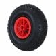 2x 10" 3.00-4 Plastic Rim Sack Truck Replacement Pneumatic Tyre Wheel