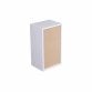 2 Tier Wooden Shelf White Bookcase Shelving Storage Display Rack