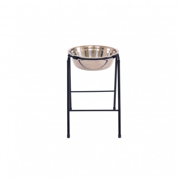 Single dog hotsell bowl stand