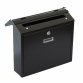 Black Wall Mounted Lockable Waterproof House Mailbox Postbox