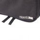 Waterproof Black Hanging Toiletries Travel Wash Bag with Compartments