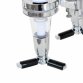 4 Bottle Rotating Spirit Drink Dispenser Stand Bar Shot Measurer