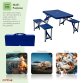 Portable Folding Outdoor Picnic Table and Bench Set 4 Seats