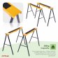 2x Saw DIY Garage Work Bench Carpentry Building Trestles Load 100KG