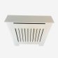 Small White Wooden Slatted Grill Radiator Cover MDF Cabinet