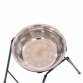 Single Dog Pet Raised Elevated Feeder Stand with 1600ml Bowl