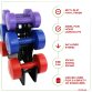 12kg Vinyl Hand Dumbbell Workout Weight Set Including Stand