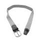 Coco Equestrian Grey Unisex Adult Woven Elastic Braided Stretch Riding Belt