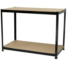 Industrial Heavy Duty Steel Workbench Table Shelving Garage Shed