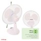 16" 3 Speed Oscillating Electric Desk Table Home Office Fan