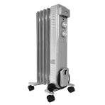 1000W 5 Fin Portable Oil Filled Radiator Electric Heater
