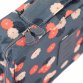 Blue Flower Patterned Cosmetic Make-Up Travel Bag Pouch Luggage Organiser