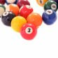 Full Size UK Regulation 16 Spots and Stripes Pool Ball Set 2"