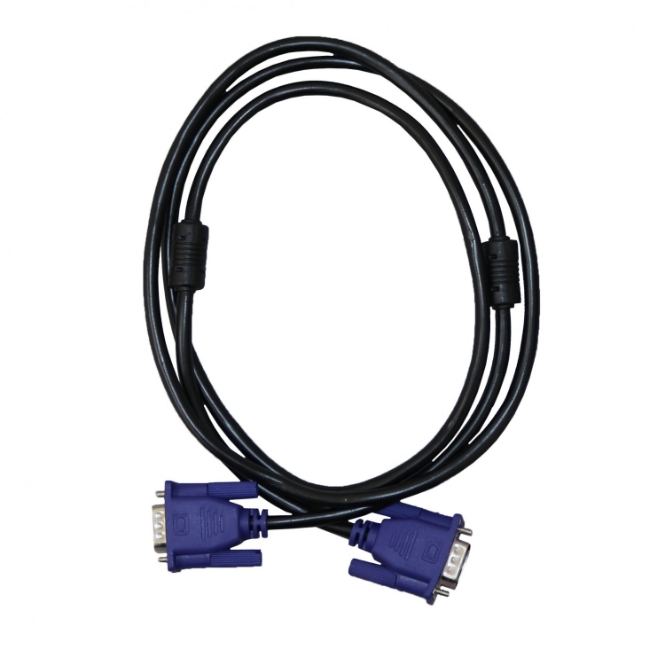 1.5m VGA 15pin Male to Male PC Monitor TV Projector Cable Lead - Click Image to Close
