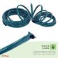 15m PVC Flexible Green Hose Outdoor Garden Hose Pipe