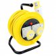 110V 25m 16A 2 Way Gang Socket Extension Cable Reel Electrical