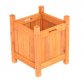 Garden Wooden Square Flower Planter Ornamental Plant Pot