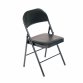Heavy Duty Padded Folding Metal Desk Office Chair Seat
