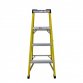 Heavy Duty Electricians Fibreglass Step Ladder 4 Tread EN131