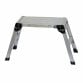 150kg Folding Aluminium Work Platform Step Up Bench Ladder EN131