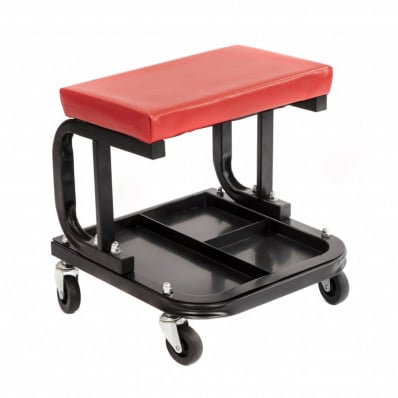 Heavy Duty Garage Stool Rolling Mechanics Chair Crawling Seat