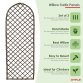 Set of 3 Willow Trellis Fencing Panel Screen Climbing Trellises