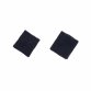 Set of 2 Gym Sports Fitness Exercise Black Wrist Sweatbands