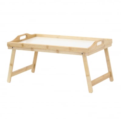 Folding Wooden Bamboo Breakfast in Bed Lap Tray