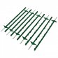 1m Green Plastic Electric Fencing Pins Posts Stakes Pack of 10