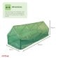 Large Steeple Growhouse Garden Plant Greenhouse with Plastic Mesh Cover