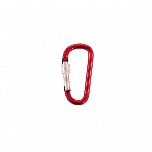 Oypla Set of 6 Multi-Coloured Hiking Camping Carabiner D-Ring Clip Key Ring Hook