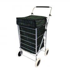 4 Wheel Folding Shopping Trolley Bag Cart Market Laundry