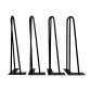 16 Inch/40cm Hairpin Legs Set of 4 Metal Coffee Dining Table Legs DIY Furniture