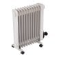 2500W 11 Fin Portable Oil Filled Radiator Electric Heater
