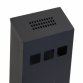 Slim Wall Mounted Outdoor Pub Ashtray Ash Tray Cigarette Steel Bin