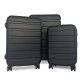 20", 24", 28" 3pc Hard Shell ABS Luggage Suitcase Set with TSA Lock