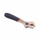 Wide Mouth Soft Grip Adjustable Wrench Spanner - 24 x 200mm - 8"