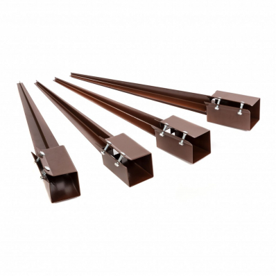 4x Heavy Duty Drive Down Fence Post Anchor Spike Grip Holder - 100 x 750mm