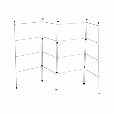 4 Section Indoor Folding Airer Laundry Hanger Drying Rack