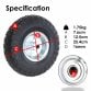 4x 10" Pneumatic Sack Truck Trolley Wheel Replacement Tyre Set