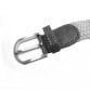 Coco Equestrian Grey Unisex Adult Woven Elastic Braided Stretch Riding Belt