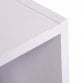 2 Tier Wooden Shelf White Bookcase Shelving Storage Display Rack