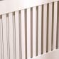 Medium White Wooden Slatted Grill Radiator Cover MDF Cabinet