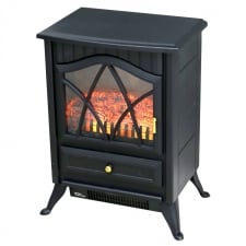 1850W Log Burner Flame Effect Electric Fireplace Stove Heater