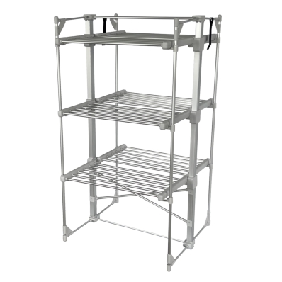 3 Tier Electrical Heated Folding Clothes Horse Airer Dryer with 36 Heated Rails