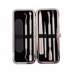 5pc Stainless Steel Nail Cuticle Pusher Polish Remover Tool Set