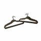 Pack of 20 Grey Non-Slip Space Saving Velvet Clothes Garment Coat Suit Hangers