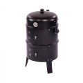 3-in-1 Multi Function Charcoal Barbecue BBQ Grill & Smoker with Thermometer