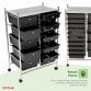 15 Drawer Storage Mobile Makeup Salon Trolley Portable Organiser